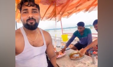 अयोध्या में सरयू नदी में मटन-शराब पार्टी! वायरल वीडियो के बाद 3 गिरफ्तार, एक फरार