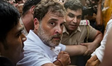 राहुल के प्रदर्शन पर AAP-Congress में घमासान, CJP आंदोलन कमजोर करने की साजिश का आरोप