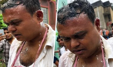 छात्रा से छेड़छाड़ का आरोप! बंगाल कॉलेज में लेक्चरर को जूते की माला पहनाकर घुमाया, अंडे फेंके, पुलिस ने किया गिरफ्तार