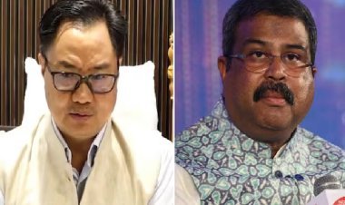धर्मेंद्र प्रधान के इस्तीफे पर सरकार की पहली प्रतिक्रिया, किरेन रिजिजू ने कही भवुक बात