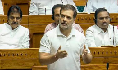 लोकसभा में हंगामा! राहुल गांधी के 'मूर्ख' वाले बयान पर गरमा गया सदन, रिजिजू ने की कड़ी आपत्ति
