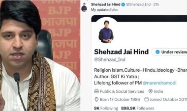 भाजपा के राष्ट्रीय प्रवक्ता शहजाद पूनावाला ने दिया अपने पद से इस्तीफा, X अकाउंट में किया बड़ा बदलाव