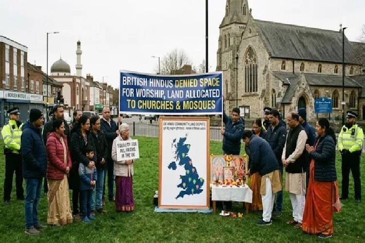 ब्रिटेन में हिंदू समुदाय को बड़ा झटका! मंदिर बनाने के लिए नहीं मिली जमीन, चर्च और मुस्लिम ग्रुप को दी गई
