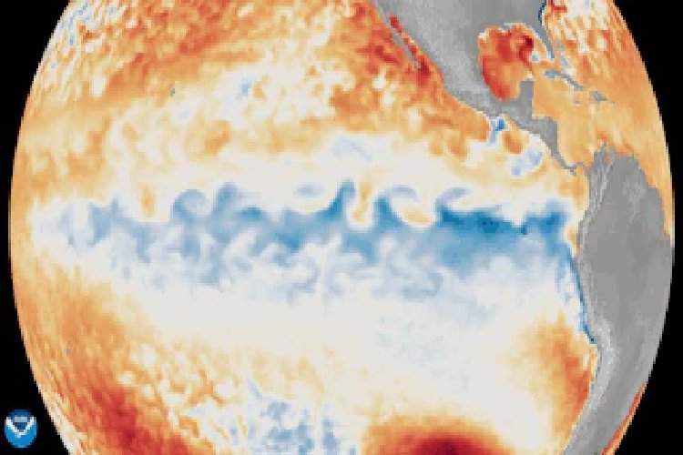 प्रशांत महासागर में 14,500 किमी लंबी ‘मॉन्स्टर वेव’! NASA सैटेलाइट ने पकड़ी, 2026 में आ रहा 'सुपर एल-नीनो'