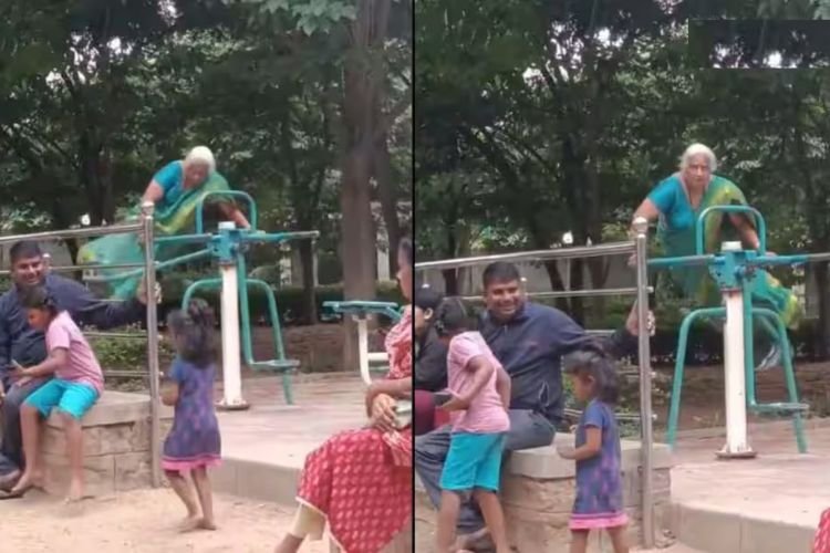 बुजुर्ग दादी ने वर्कआउट में Gen-Z को दिया चैलेंज, लोग बोले- ‘355 साल की लगती हो’; वीडियो ने उड़ाए सबके होश!