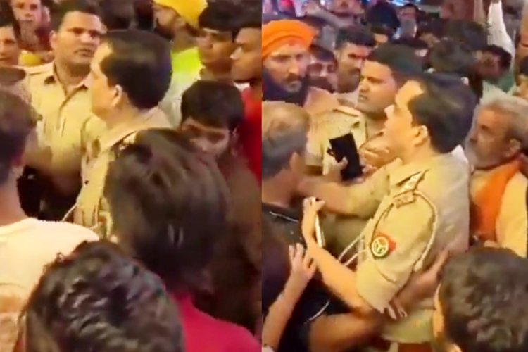 5 मिनट में वर्दी उतरवा दूंगा... मुजफ्फरनगर में कांवड़िए ने इंस्पेक्टर को दी धमकी, वीडियो वायरल