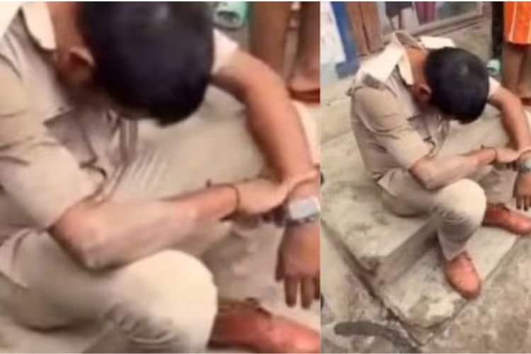 बिहार पुलिस की फिर फजीहत: नशे में टल्ली सिपाही का वीडियो वायरल, पटना पुलिस ने किया गिरफ्तार; पहले भी हो चुका है सस्पेंड