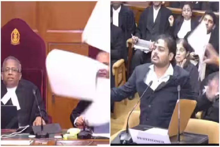 सुप्रीम कोर्ट में सुनवाई बाधित करने वाले दो लॉ स्टूडेंट्स गिरफ्तार, गाली-गलौज और सिक्योरिटी स्टाफ पर हमला
