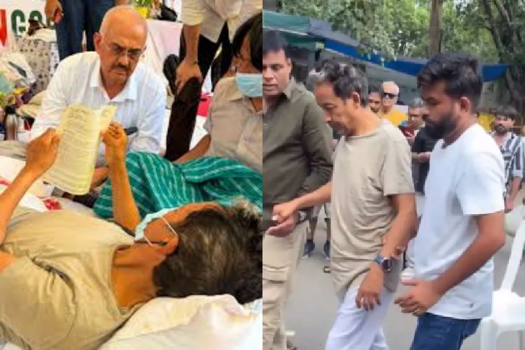 ''अब अनशन खत्म कर दीजिए…'' भावुक अपील के बाद जंतर मंतर पर सोनम वांगचुक से मिलने पहुंचे सुप्रीम कोर्ट बार अध्यक्ष विकास सिंह 