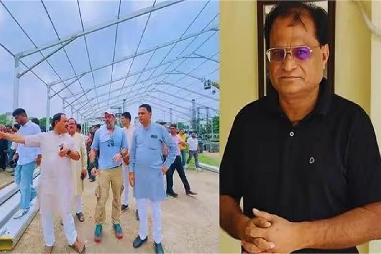 राहुल गांधी के कार्यक्रम से पहले दर्दनाक हादसा! लोहे का पिलर गिरा, दिग्गज कांग्रेस नेता अमर सिंह मेहता की मौत