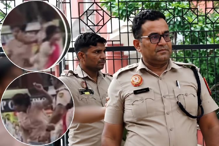 महिला प्रदर्शनकारी को थप्पड़ मारने का वीडियो वायरल, एडिशनल डीसीपी संदीप लांबा जंतर-मंतर ड्यूटी से हटाए गए