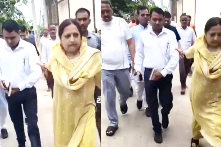 पिता-पुत्र की करंट से हुई मौत, JE बोला टेंशन है, गुस्साई विधायक केतकी सिंह ने हाथ पकड़कर खींचा, बोली चल, बताती हूं टेंशन किसे कहते हैं!'