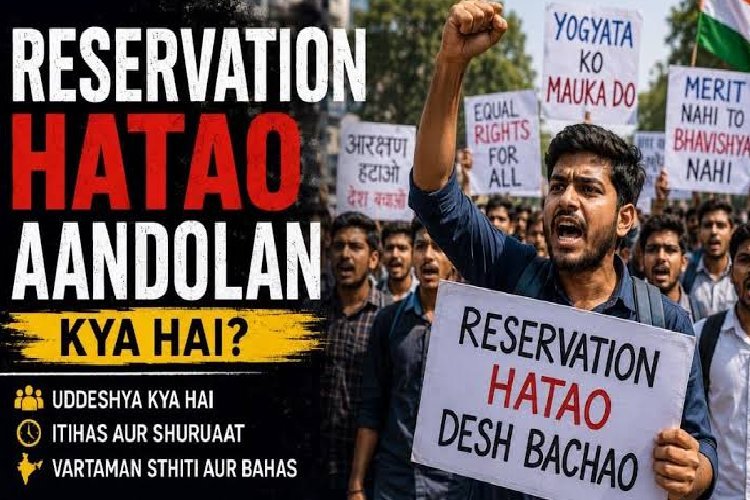 सोशल मीडिया पर 'आरक्षण हटाओ आंदोलन' का धमाका, 35 लाख पार कर गए फॉलोअर्स