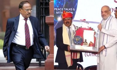 अजीत डोभाल लोकमान्य तिलक पुरस्कार से सम्मानित, अमित शाह ने की जमकर तारीफ