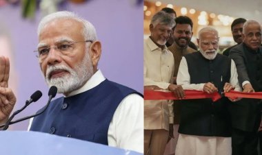 पीएम मोदी ने आंध्र प्रदेश में अल्लूरी इंटरनेश्नल एयरपोर्ट का किया उद्गाटन, सेमीकंडक्टर मैन्युफैक्चरिंग यूनिट का भी होगा लोर्कापण