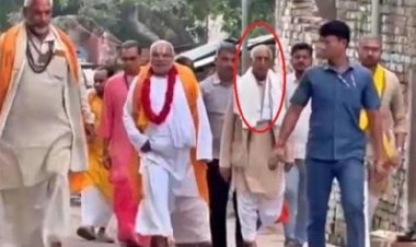चढ़ावा विवाद के दो महीने बाद पहली बार सामने आए चंपत राय, परमहंस आचार्य से की मुलाकात