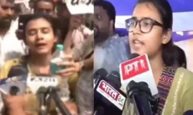 अभिजीत दीपके के बाद अब नेहा बोरा पर फेंकी स्याही, रांची में AISA मार्च के दौरान हंगामा