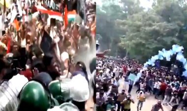 झारखंड में छात्रों का उग्र प्रदर्शन, पुलिस ने छोड़े आंसू गैस, बरसाई लाठीचार्ज, 17 दिन से आंदोलनरत है छात्र