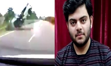 जिस हादसे में हुई अतीक के बेटे अबान की मौत, उसका वीडियो देखकर दहल जाएंगे! तेज रफ्तार कार का खौफनाक अंत