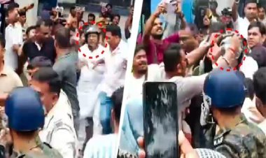आरजी कर मामला: गिरफ्तारी के एक दिन बाद पूर्व TMC विधायक निर्मल घोष पर अंडे-कीचड़ से हमला, जूतों का हार पहनाया