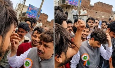 सहारनपुर में युवाओं ने राहुल के सांसद इमरान मसूद को घेरा, बोले- 'आपको भर-भर कर वोट डाले, हमारी सड़क कब बनेगी?'