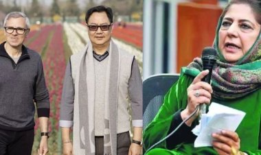 'दिमागी नक्सल' पर तेज हुआ सियासी घमासान: चिदंबरम और महबूबा मुफ्ती ने खुद को बताया 'दिमागी नक्सली', किरेन रिजिजू बोले- 'संविधान को न मानने वाले ही हैं नक्सली'