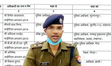 मेरठ एसएसपी अविनाश पांडे पर गिरी गाज, हटाकर डीजीपी मुख्यालय से किया गया संबद्ध, संभल सहित 9 आईपीएस का हुआ तबादला