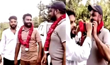 मौलाना मर्डर प्लान के आरोपियों का दबदबा! जमानत मिलते ही 3 गाड़ियों के काफिले में घर पहुंचे, माला पहनाकर स्वागत