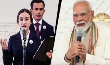 उज्बेक छात्रों ने हिंदी में सुनाईं पीएम मोदी की कविताएं, भावुक हो गए प्रधानमंत्री