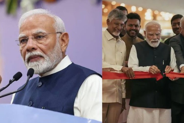 पीएम मोदी ने आंध्र प्रदेश में अल्लूरी इंटरनेश्नल एयरपोर्ट का किया उद्गाटन, सेमीकंडक्टर मैन्युफैक्चरिंग यूनिट का भी होगा लोर्कापण