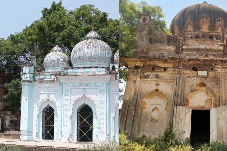 सावन के पहले सोमवार के दिन लखनऊ के कसमंडी विवादित ढाचें में गर्माया मामला