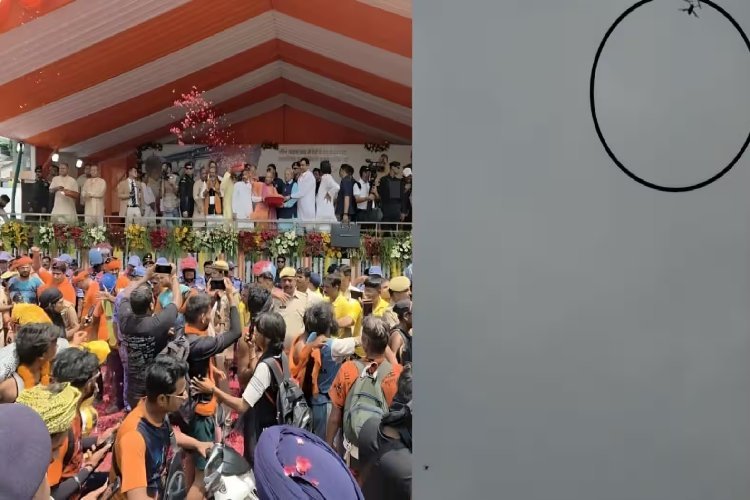 मेरठ में सीएम योगी के कार्यक्रम से पहले आसमान में मंडराया संदिग्ध ड्रोन, ATS ने की घेराबंदी; पुलिस में हड़कंप
