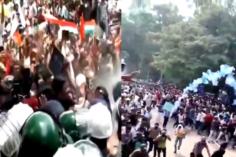 झारखंड में छात्रों का उग्र प्रदर्शन, पुलिस ने छोड़े आंसू गैस, बरसाई लाठीचार्ज, 17 दिन से आंदोलनरत है छात्र