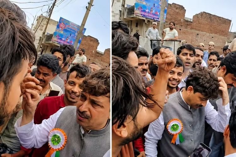 सहारनपुर में युवाओं ने राहुल के सांसद इमरान मसूद को घेरा, बोले- 'आपको भर-भर कर वोट डाले, हमारी सड़क कब बनेगी?'