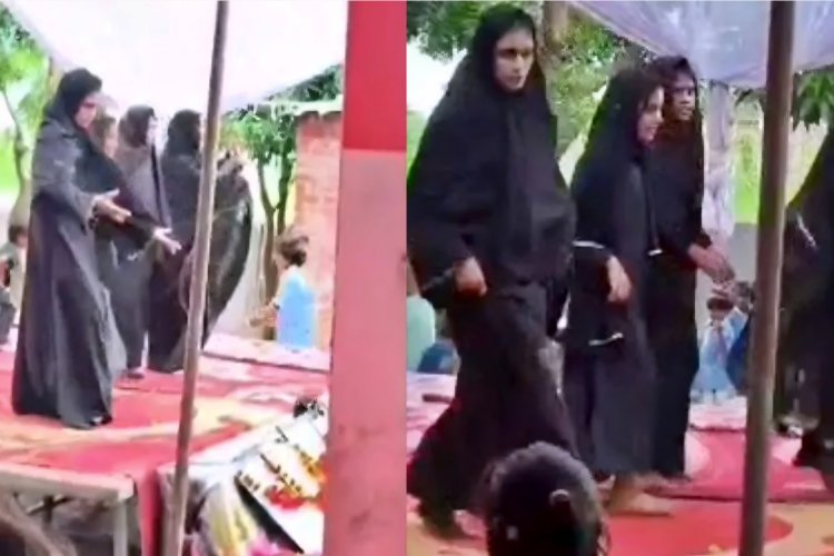 15 अगस्त को बुर्के नें हिन्दू छात्राओं से कराया नृत्य, वीडियो वायरल होने के बाद मचा बवाल
