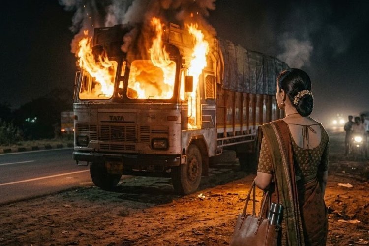 प्रेमिका ने रॉड से पीट-पीटकर की हत्या, ट्रक के केबिन में डालकर जला दी प्रेमी की लाश; एक महीने बाद पुलिस ने खोला राज