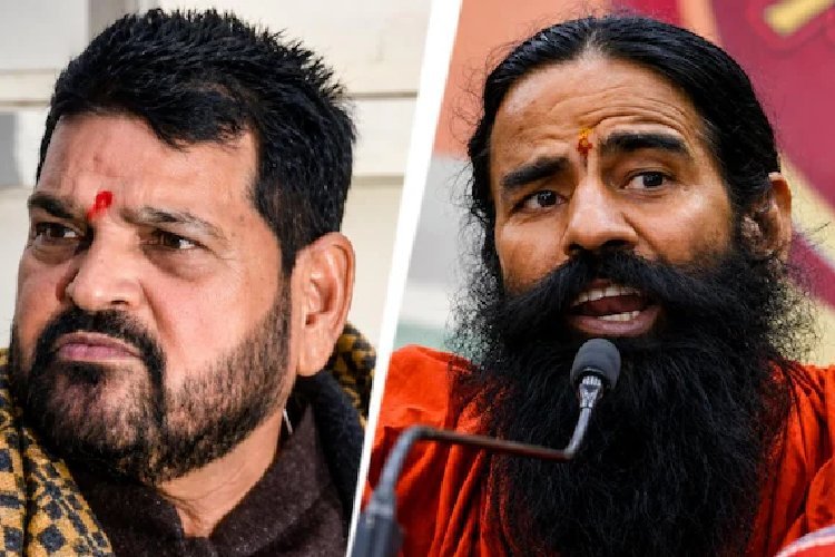 बृजभूषण का बाबा रामदेव पर हमला, बोले- 'स्वदेशी' के नाम पर नकली और विदेशी सामान बेच रहे हैं