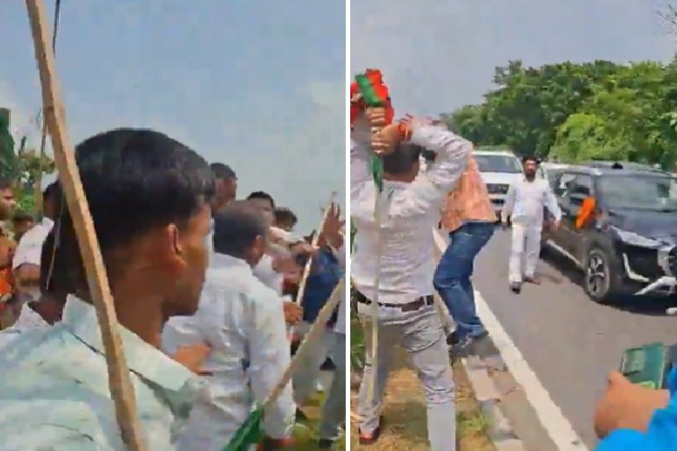 कानपुर के बाद देवरिया में भी भाजपाई भिड़े! लाठी-डंडे चले, एक कार्यकर्ता की पिटाई, वीडियो वायरल