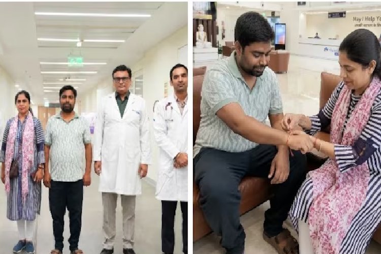 रक्षाबंधन से पहले बहन ने भाई को दिया नया जीवन: 45 साल की दीदी ने किडनी दान कर बचाई 40 साल के भाई की जान