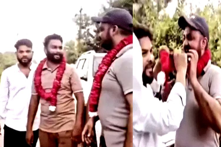मौलाना मर्डर प्लान के आरोपियों का दबदबा! जमानत मिलते ही 3 गाड़ियों के काफिले में घर पहुंचे, माला पहनाकर स्वागत