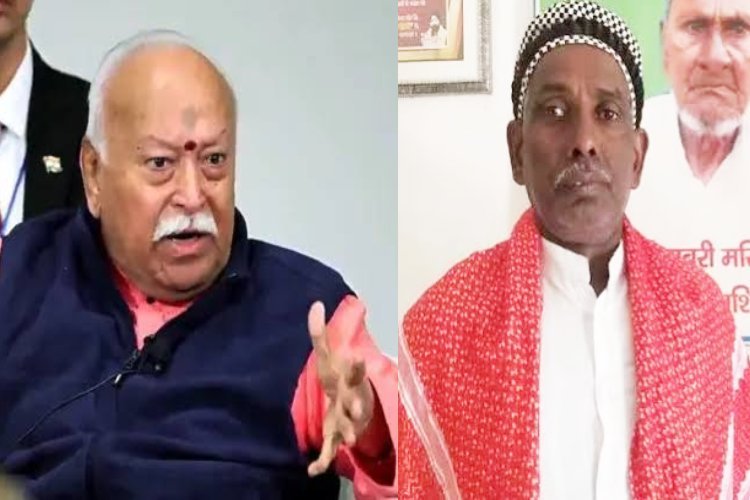 बाबरी मस्जिद के पूर्व पक्षकार इकबाल अंसारी ने RSS प्रमुख के किस बयान की तारीफ की?