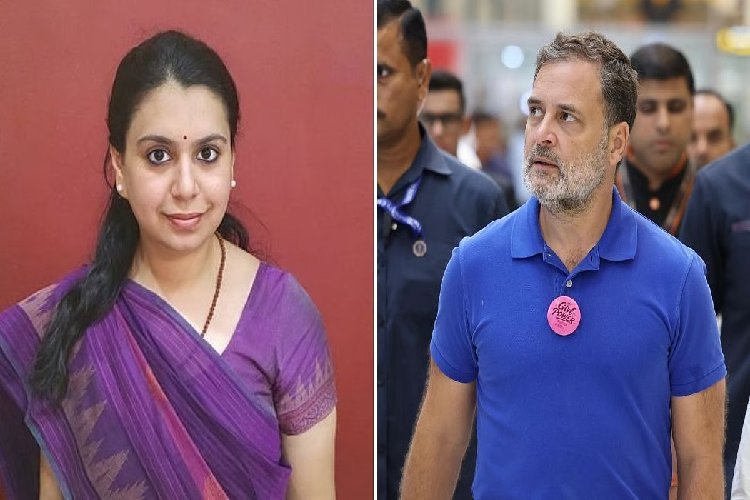 ''राहुल गांधी से मुलाकात के बाद इस्तीफा? IAS दिव्या मित्तल पर भाजपा नेता का सनसनीखेज दावा
