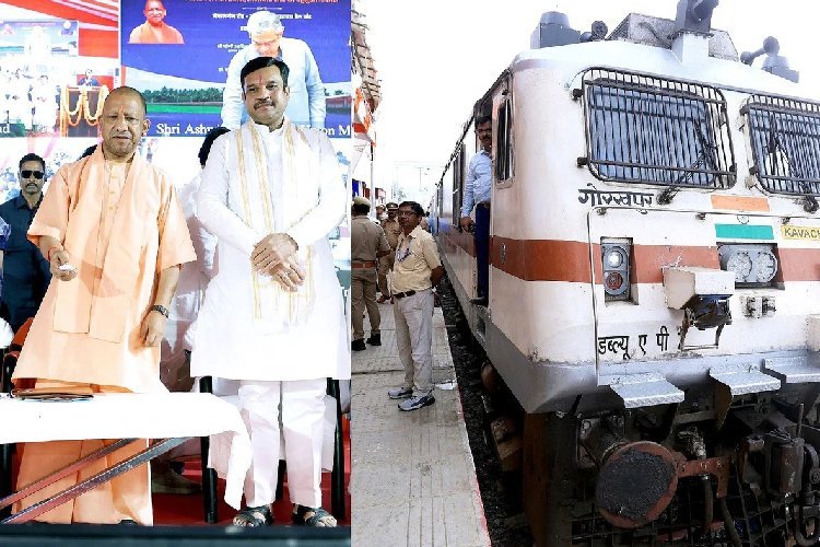 नेपाल के लिए यूपी से पहली ट्रेन रवाना, सीएम योगी ने दिखाई हरी झंडी; वाराणसी-गोंडा-बहराइच समेत इन स्टेशनों पर ठहराव