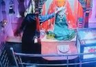 बुरहानपुर: मां के चरण छूकर मुकुट-छत्र चुरा ले गए तीन बदमाश, CCTV में कैद चौंकाने वाला VIDEO