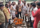 UGC रोलबैक पर रीवा में अनोखा विरोध, सवर्ण नेताओं की निकाली प्रतीकात्मक अर्थी, नदी में किया विसर्जन