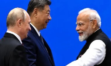 बड़ा स्टेटमेंट! SCO समिट में मोदी-पुतिन-शी की हैंडशेक वाली तस्वीर वायरल, तीनों नेताओं ने बनाया चेन