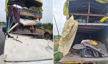 खाटू श्याम से लौट रहे श्रद्धालुओं पर टूटा कहर: KMP एक्सप्रेसवे पर भीषण हादसा, 6 की मौत-14 घायल