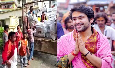 नेपाल त्रासदी में बागेश्वर महाराज का बड़ा मददगार हाथ, 4 ट्रकों में भरकर भेजा राशन