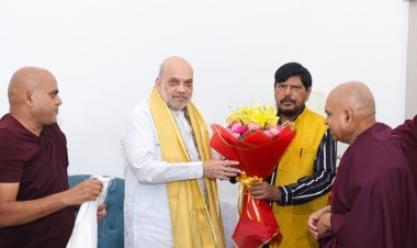 महाबोधि विहार के प्रबंधन को लेकर गृह मंत्री अमित शाह से मिले रामदास अठावले, जल्द होगा समाधान