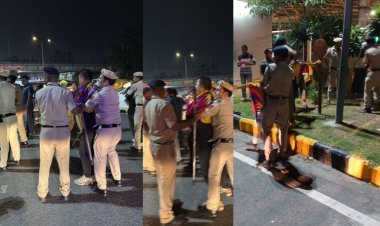 दिल्ली शी जिनपिंग का भारी विरोध, पुलिस ने 50 से ज्यादा युवाओं को पकड़ा